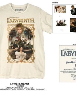 Goodie Two Sleeves Labyrinth Movie Poster T-Shirt T-shirts