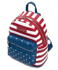 Loungefly Americana Quilted Mini Backpack