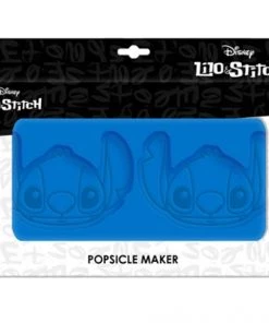 Silver Buffalo Lilo & Stitch Faces W/Flowers 2PC Popsicle Maker Set Boxed