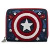 Loungefly Marvel Captain America 80th Anniversary Wallet 2 Loungefly Marvel Captain America 80th Anniversary Wallet