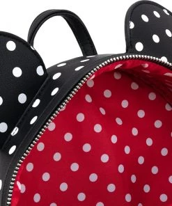 Loungefly Disney Minnie Mouse Polka Dot Cosplay Mini Backpack