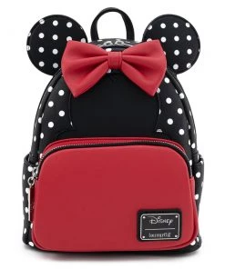 Loungefly Disney Minnie Mouse Polka Dot Cosplay Mini Backpack