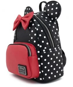 Loungefly Disney Minnie Mouse Polka Dot Cosplay Mini Backpack