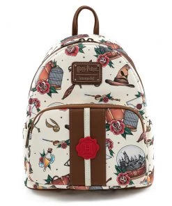 Loungefly Harry Potter Relics Tattoo Envelope Mini Backpack