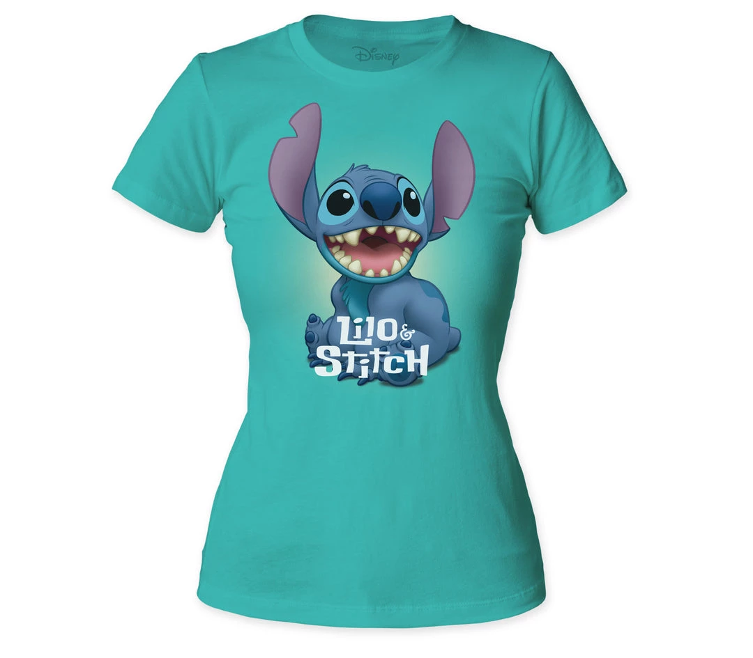 Impact Disney "Lilo & Stitch" - Fitted Crew Women T-Shirt 3 Impact Disney "Lilo & Stitch" - Fitted Crew Women T-Shirt