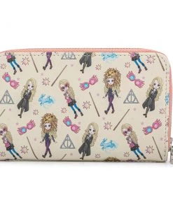Loungefly Harry Potter Luna Lovegod AOP Zip Around Wallet