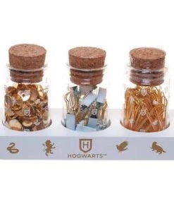 Bioworld Harry Potter Glass Jar Office Accessory Set W/ Base