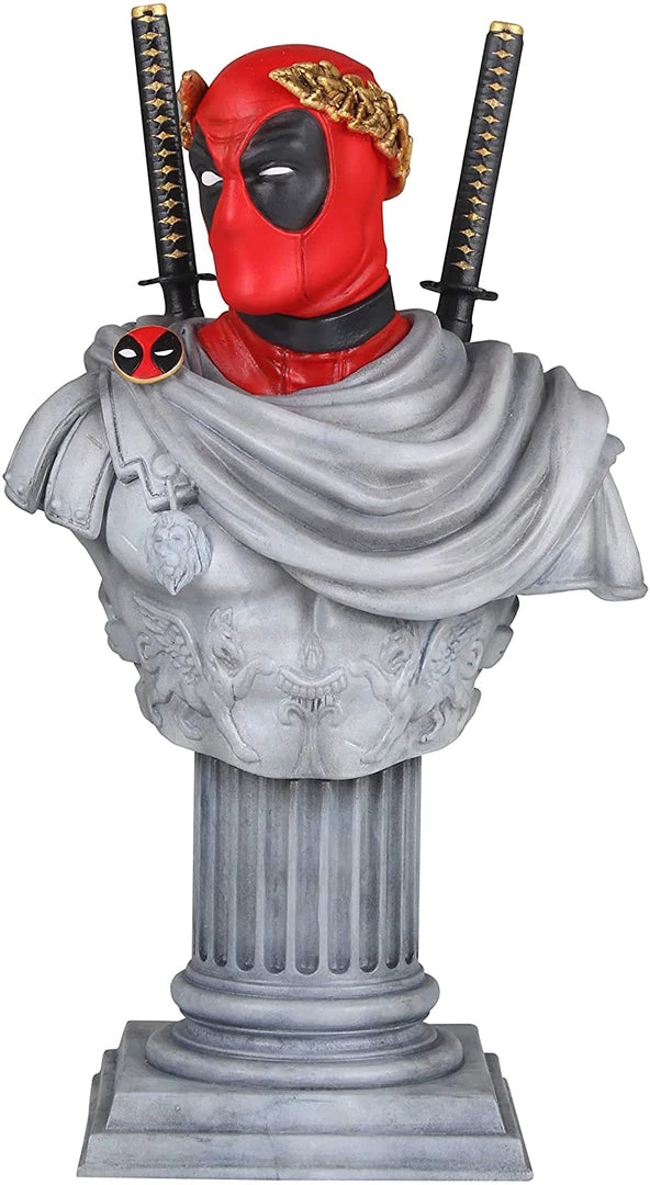 Diamond Deadpool Caesar Mini Bust Statue Limited Numbered Collectible 3 Diamond Deadpool Caesar Mini Bust Statue Limited Numbered Collectible
