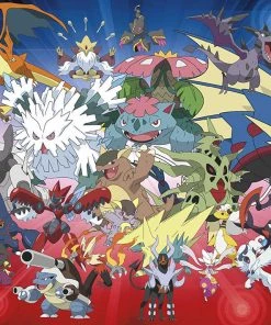 Trends International Pokemon - Mega Evolutions Wall Poster