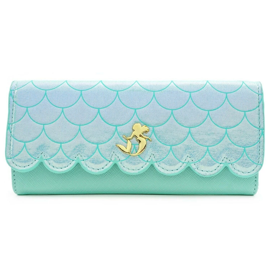 Loungefly Disney Little Mermaid Ariel Waves Wallet 3 Loungefly Disney Little Mermaid Ariel Waves Wallet