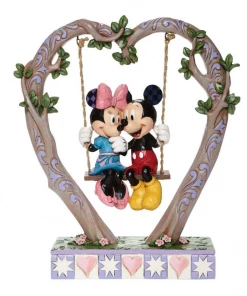Enesco Mickey & Minnie On Swing Figure Mickey And Minnie Mouse