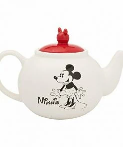 Bioworld Disney Mickey & Minnie Mouse Sculpted Ceramic Teapot