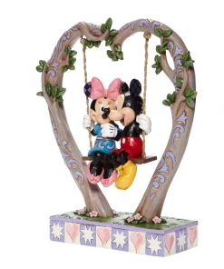 Enesco Mickey & Minnie On Swing Figure Mickey And Minnie Mouse