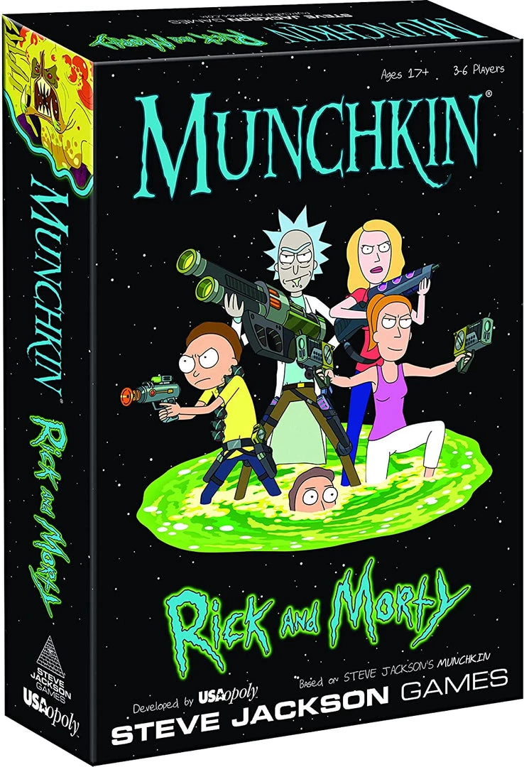 USAopoly MUNCHKIN: Rick And Morty Card Game TV Series 4 USAopoly MUNCHKIN: Rick And Morty Card Game TV Series