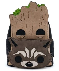 Marvel Groot And Rocket Mini Backpack By Loungefly