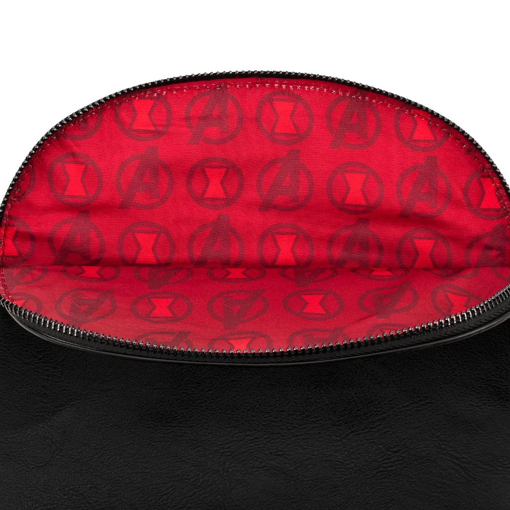 Loungefly Marvel Comics Black Widow Avengers Cosplay Jacket Crossbody Bag Purse 5 Loungefly Marvel Comics Black Widow Avengers Cosplay Jacket Crossbody Bag Purse