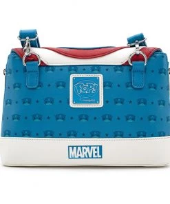 Marvel Comics Captain America Shield Crossbody Bag Purse Loungefly POP!