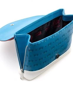 Marvel Comics Captain America Shield Crossbody Bag Purse Loungefly POP! 10 Marvel Comics Captain America Shield Crossbody Bag Purse Loungefly POP!