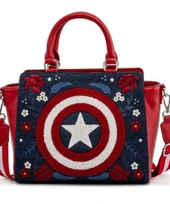 Loungefly Marvel Captain America 80TH Anniversary CrossBody