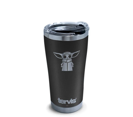Tervis Star Wars Mandalorian - The Child Engraved On Onyx 20 Oz Metal Tumbler 3 Tervis Star Wars Mandalorian - The Child Engraved On Onyx 20 Oz Metal Tumbler
