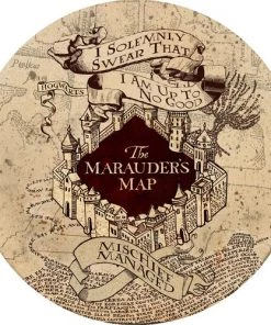 Spoontiques Marauders Map Melamine Plates Harry Potter