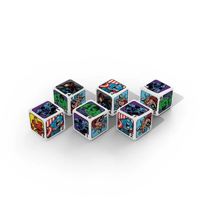 USAopoly Marvel Avengers Dice Set 4 USAopoly Marvel Avengers Dice Set