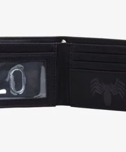 Bioworld Marvel Venom Black Faux-Leather Wallet