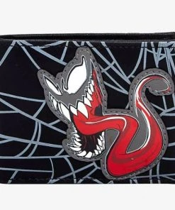 Bioworld Marvel Venom Black Faux-Leather Wallet