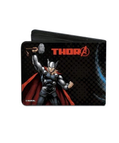 Buckle-Down Men's Marvel Thor Billfold Wallet, Black 6 Buckle-Down Men's Marvel Thor Billfold Wallet, Black