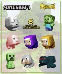 U.C.C. Distributing Minecraft Squishme Blind Bag Series 1 Stress Relief Figure Video Games