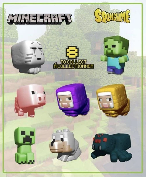 U.C.C. Distributing Minecraft Squishme Blind Bag Series 1 Stress Relief Figure Video Games 3 U.C.C. Distributing Minecraft Squishme Blind Bag Series 1 Stress Relief Figure Video Games