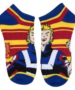 Bioworld My Hero Academia 5 Pair Ankle Socks 10 Bioworld My Hero Academia 5 Pair Ankle Socks