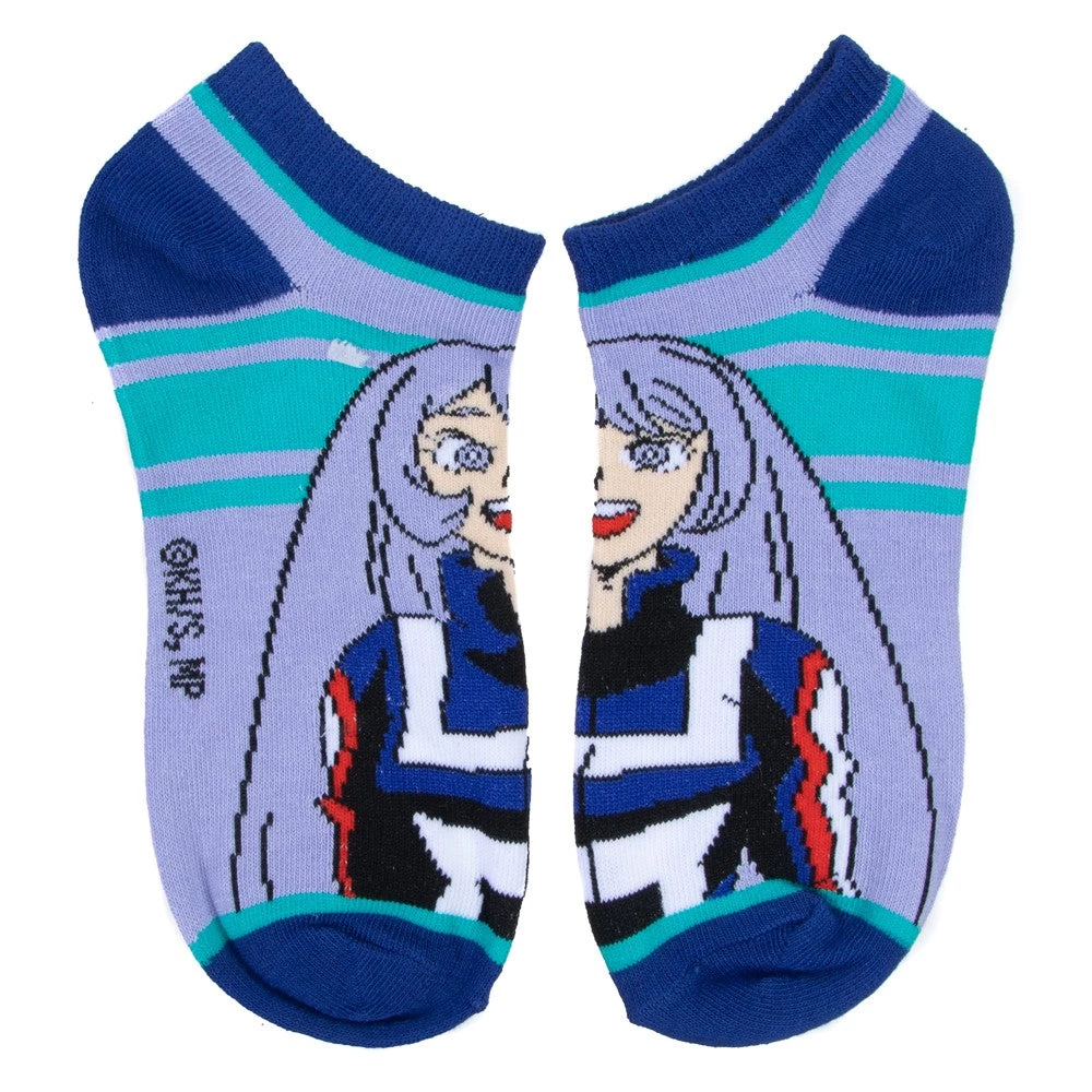 Bioworld My Hero Academia 5 Pair Ankle Socks 8 Bioworld My Hero Academia 5 Pair Ankle Socks