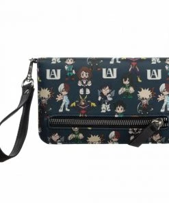 Bioworld My Hero Academia Multi Character Tech Wallet Blue