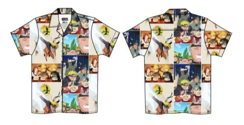 Ripple Junction Naruto Ramen Pattern Button Down Shirt 3 Ripple Junction Naruto Ramen Pattern Button Down Shirt