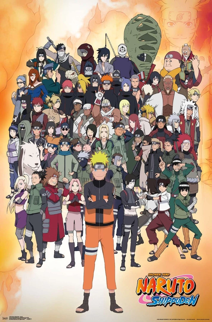Trends International Naruto Shippuden- Group Wall Poster Anime 3 Trends International Naruto Shippuden- Group Wall Poster Anime