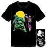 Bioworld The Nightmare Before Christmas Black Soft Hand Print T-shirt