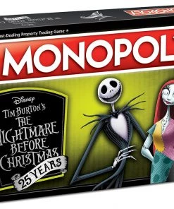 USAopoly Nightmare Before Christmas 25th Anniversary MONOPOLY
