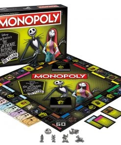 USAopoly Nightmare Before Christmas 25th Anniversary MONOPOLY