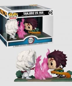 Funko POP Moment: Demon Slayer- Tanjiro Vs. Rui Vinyl Figure Funko Pops!