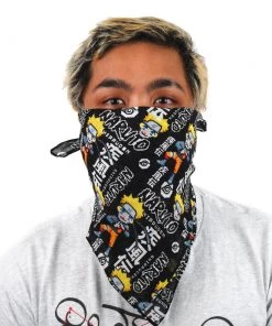 Bioworld Naruto Shippuden Allover Print Classic Square Bandana