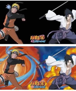 Abysse America Anime Naruto Shippuden - Naruto & Sasuke Magic Mug Set