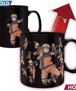 Abysse America Naruto Shippuden - Clone Jutsu Magic Mug And Coaster Gift Set