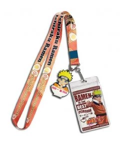 Great Eastern Entertainment Naruto Shippuden Ichiraku Ramen Anime Lanyard Neck Strap Id Holder
