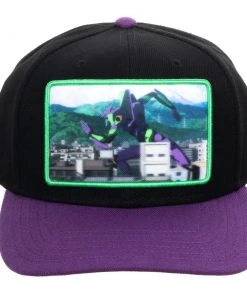 Bioworld Anime Neon Genesis Evangelion Sublimated Patch Pre-Curved Snapback 8 Bioworld Anime Neon Genesis Evangelion Sublimated Patch Pre-Curved Snapback