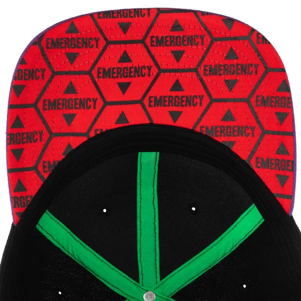 Bioworld Anime Neon Genesis Evangelion Sublimated Patch Pre-Curved Snapback 7 Bioworld Anime Neon Genesis Evangelion Sublimated Patch Pre-Curved Snapback