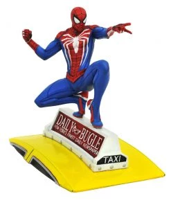 Diamond Marvel Gallery PS4 Spider-Man On Taxi Statue Figure