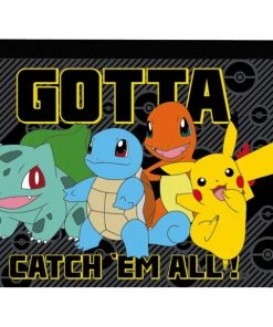 Silver Buffalo Pokemon Starters Gotta Catch 'em All - Box Sign Wall Art