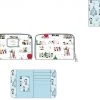 Loungefly Peanuts Happy Holidays Aop Zip Around Wallet