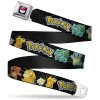 Buckle-Down Pokemon Characters Seat Belt Buckle Belt Anime 1 Buckle-Down Pokemon Characters Seat Belt Buckle Belt Anime